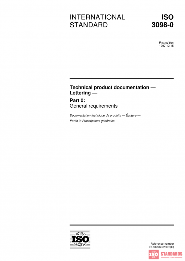 ISO 3098-0:1997 PDF