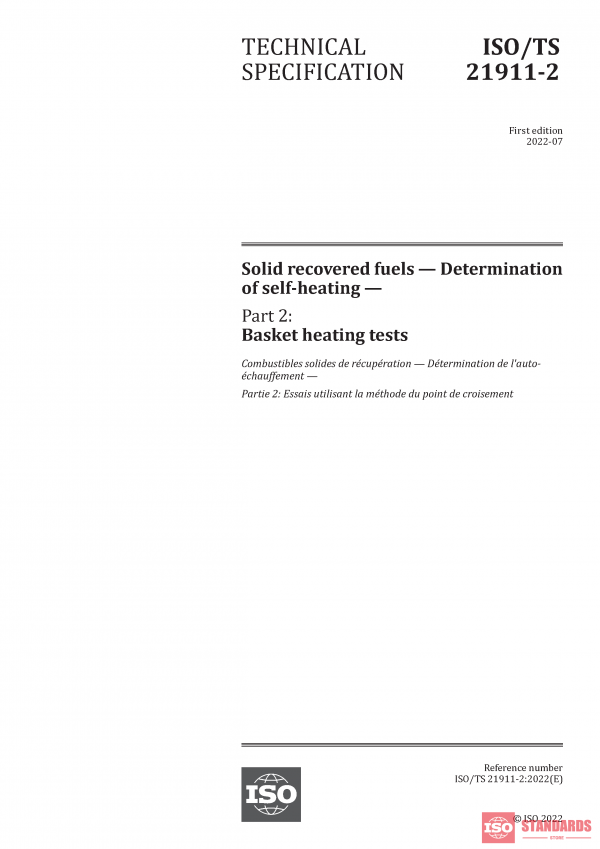ISO/TS 21911-2:2022 PDF