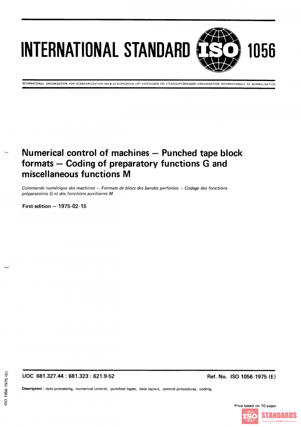 ISO 1056:1975 PDF