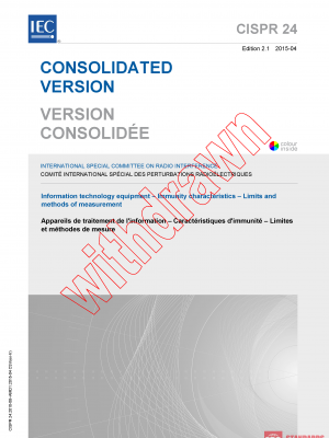 CISPR 24:2010+AMD1:2015 CSV PDF