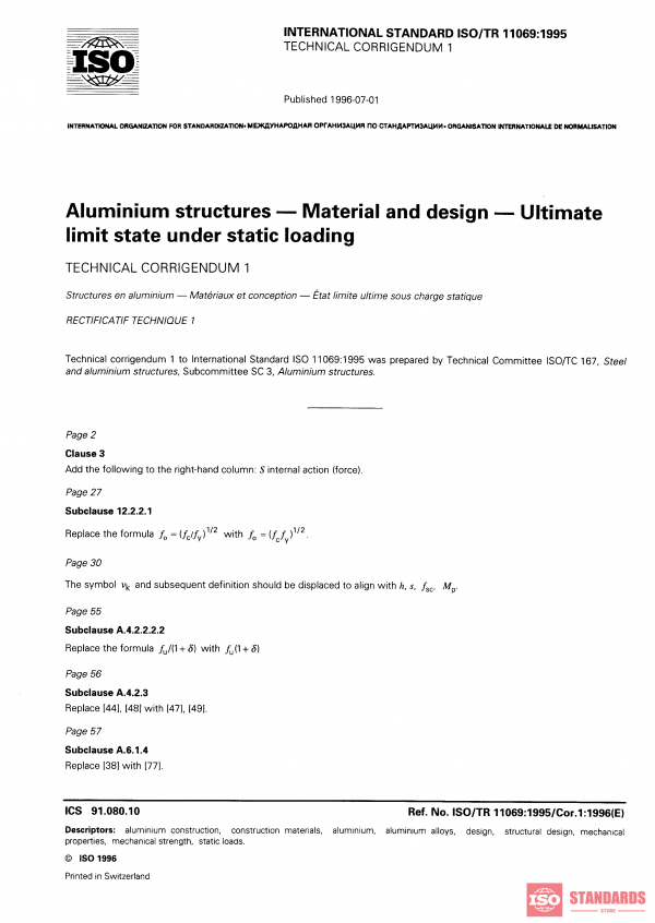 ISO/TR 11069:1995/Cor 1:1996 PDF