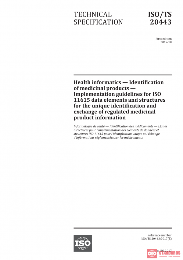 ISO/TS 20443:2017 PDF
