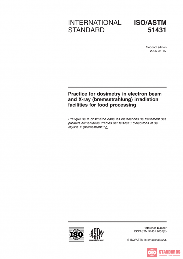ISO/ASTM 51431:2005 PDF