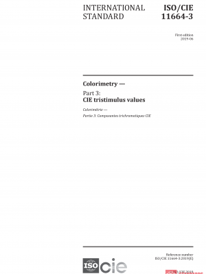 ISO/CIE 11664-3:2019 PDF