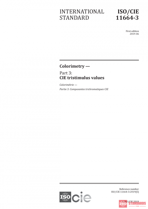 ISO/CIE 11664-3:2019 PDF