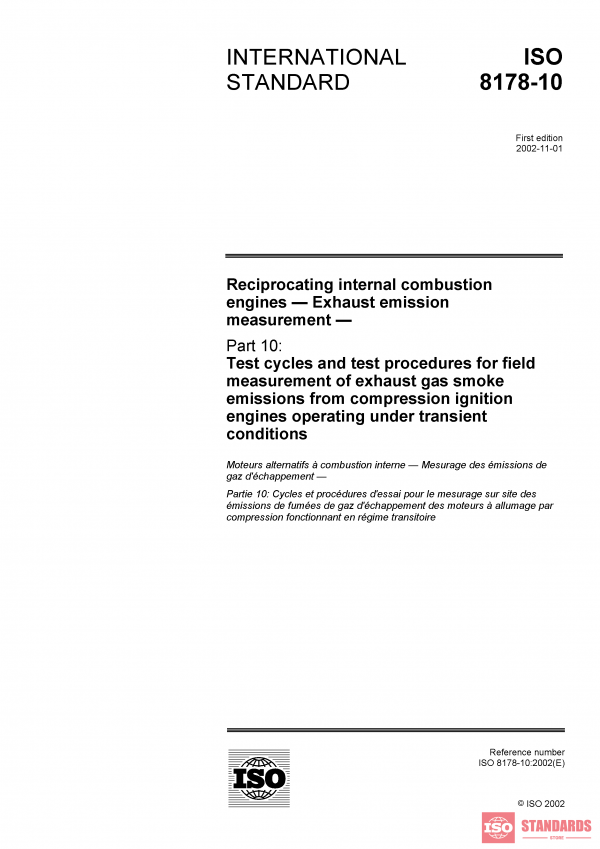 ISO 8178-10:2002 PDF
