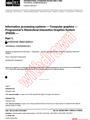 ISO/IEC 9592-1:1989/COR2:1994 PDF
