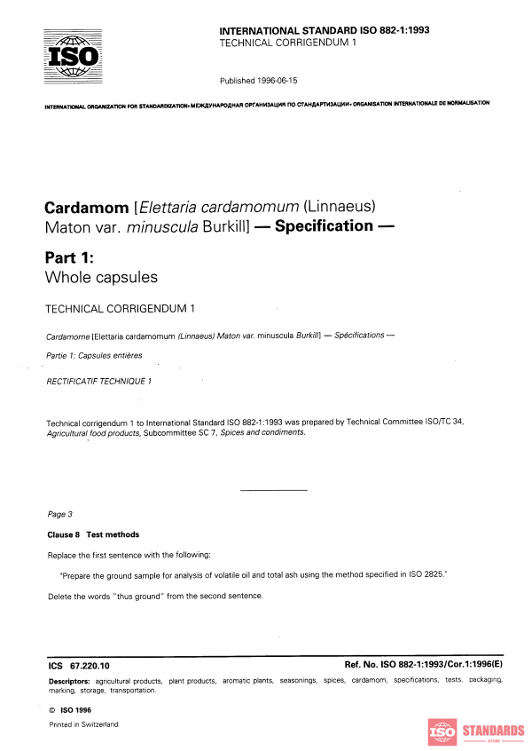 ISO 882-1:1993/Cor 1:1996 PDF