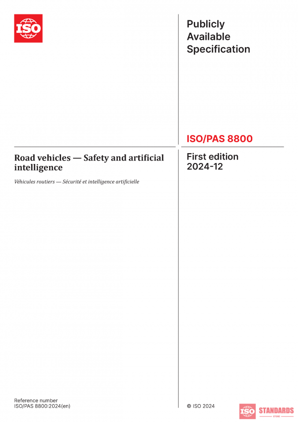 ISO/PAS 8800:2024 PDF