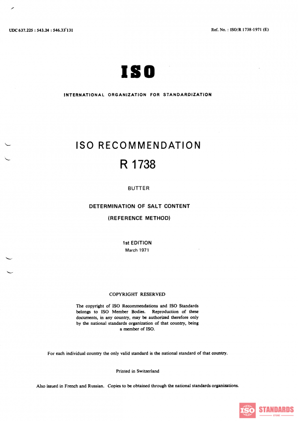 ISO/R 1738:1971 PDF