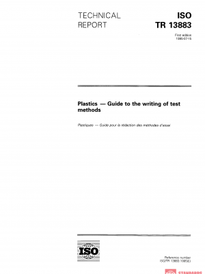 ISO/TR 13883:1995 PDF