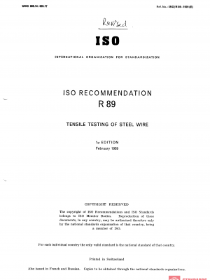 ISO/R 89:1959 PDF