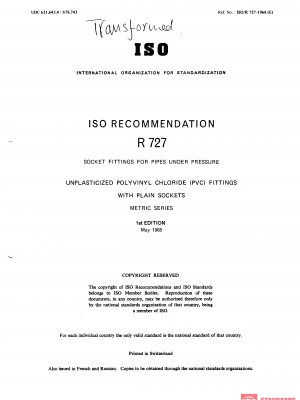 ISO/R 727:1968 PDF