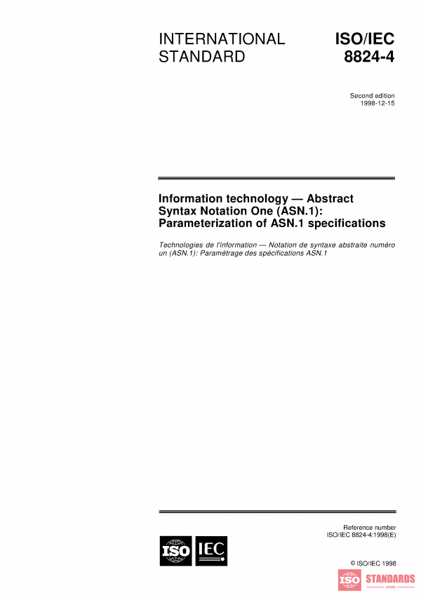 ISO/IEC 8824-4:1998 PDF
