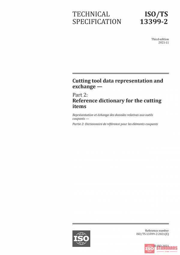 ISO/TS 13399-2:2021 PDF