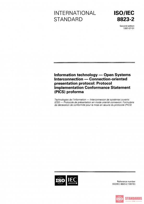 ISO/IEC 8823-2:1997 PDF