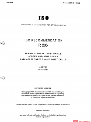 ISO/R 235:1961 PDF