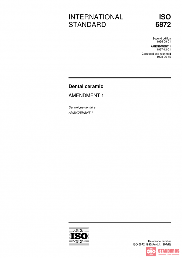 ISO 6872:1995/Amd 1:1997 PDF