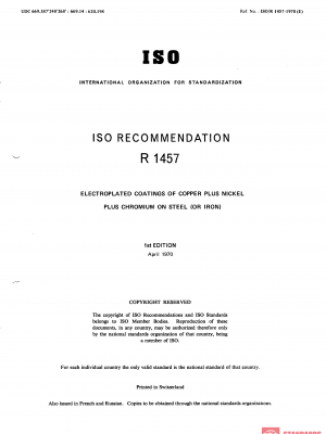 ISO/R 1457:1970 PDF