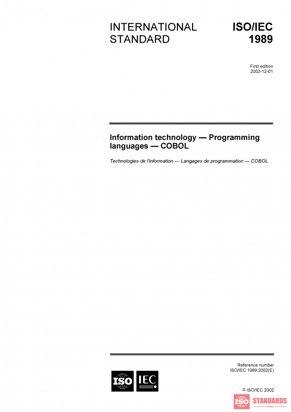 ISO/IEC 1989:2002 PDF