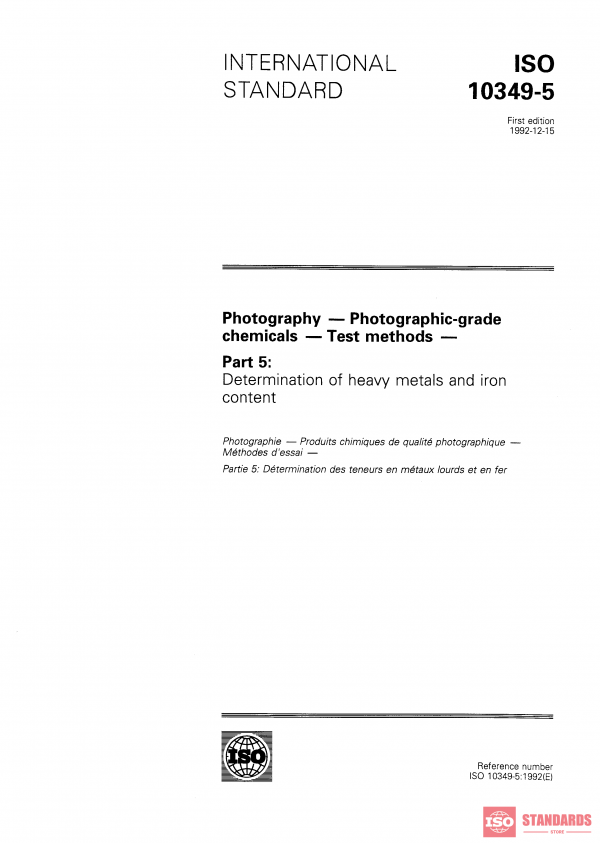 ISO 10349-5:1992 PDF