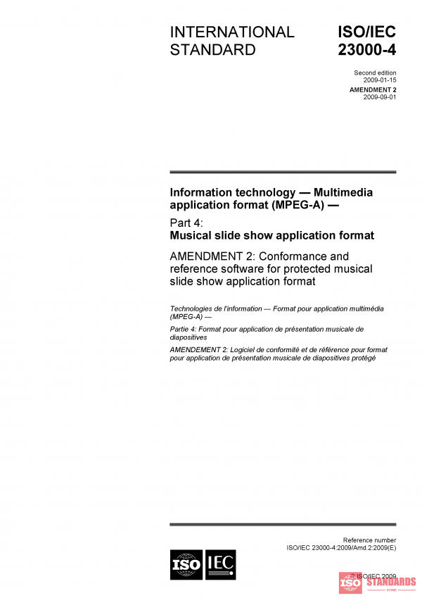 ISO/IEC 23000-4:2009/AMD2:2009 PDF