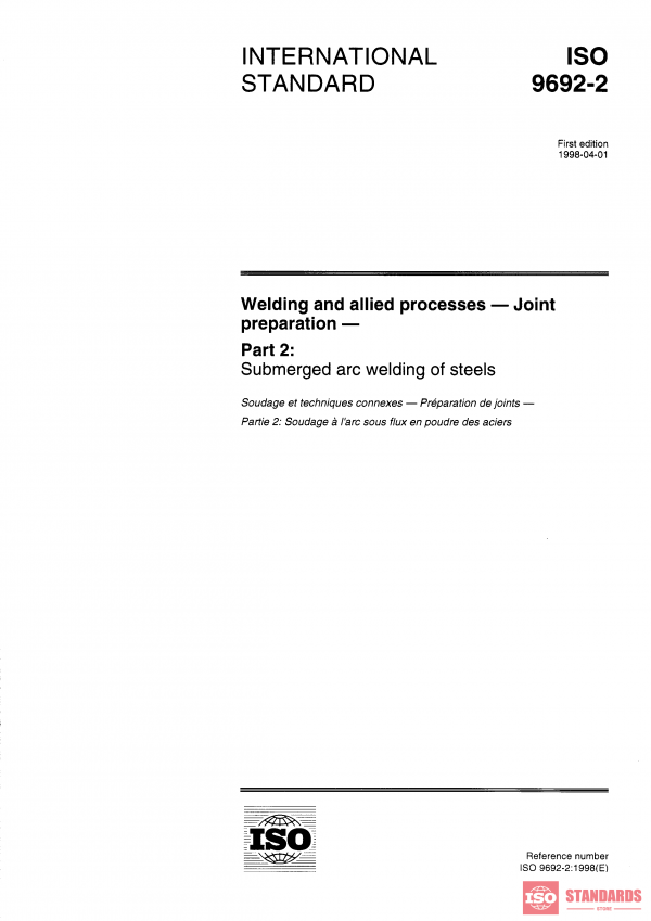 ISO 9692-2:1998 PDF