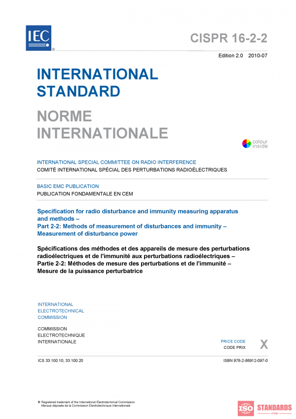 CISPR 16 2-2 ed 2.0 (2010-07):2010 PDF