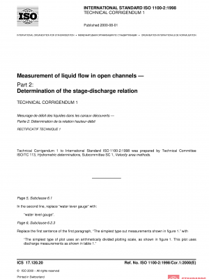 ISO 1100-2:1998/Cor 1:2000 PDF