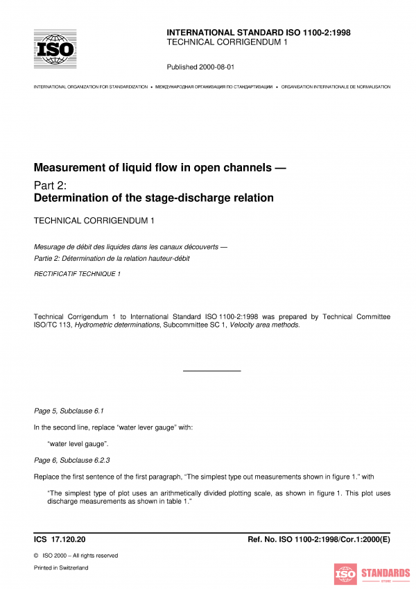 ISO 1100-2:1998/Cor 1:2000 PDF