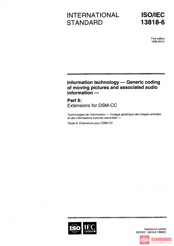 ISO/IEC 13818-6:1998 PDF