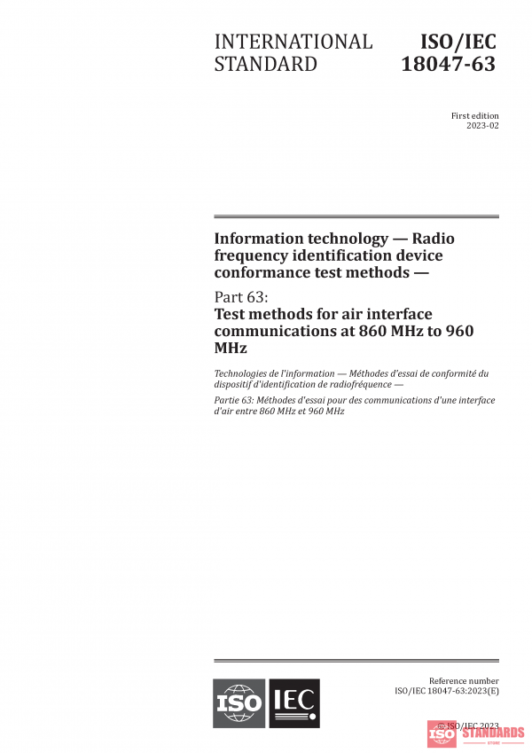 ISO/IEC 18047-63:2023 PDF