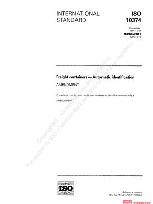 ISO 10374 Amd 1 WG:1991 PDF