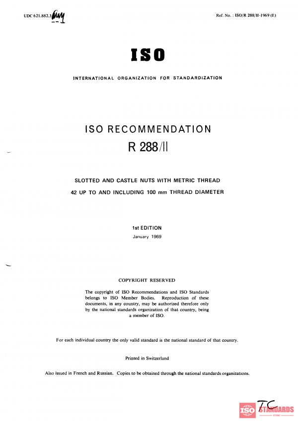 ISO/R 288-2:1969 PDF