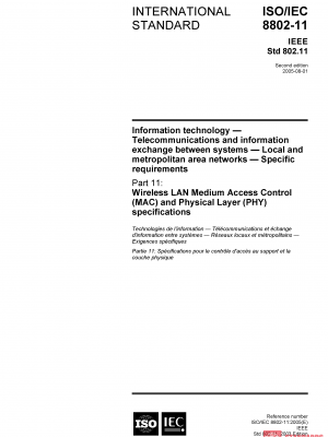 ISO/IEC 8802-11:2005 PDF