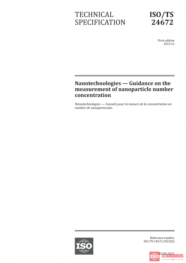 ISO/TS 24672:2023 PDF