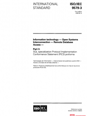 ISO/IEC 9579-3:1996 PDF