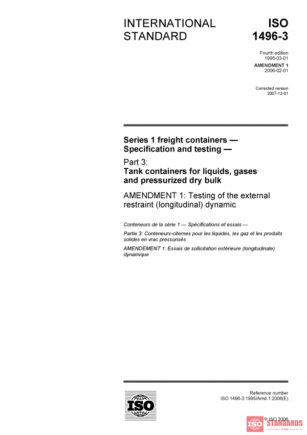 ISO 1496-3:1995/Amd 1:2006 PDF