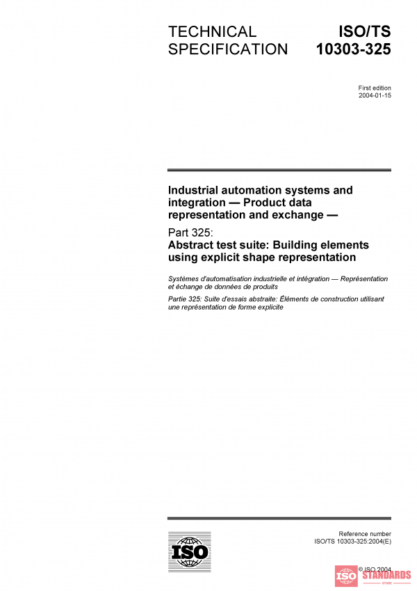 ISO/TS 10303-325:2004 PDF