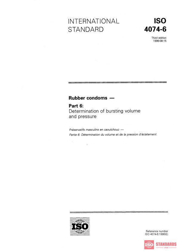ISO 4074-6:1996 PDF