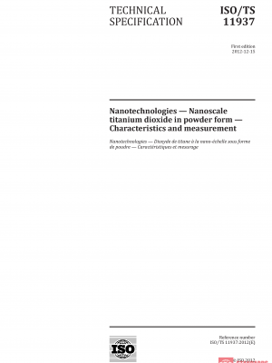 ISO/TS 11937:2012 PDF