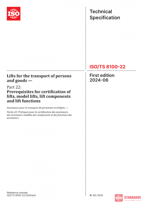 ISO/TS 8100-22:2024 PDF