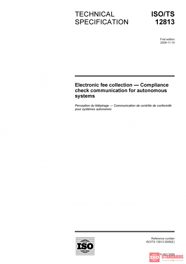 ISO/TS 12813:2009 PDF