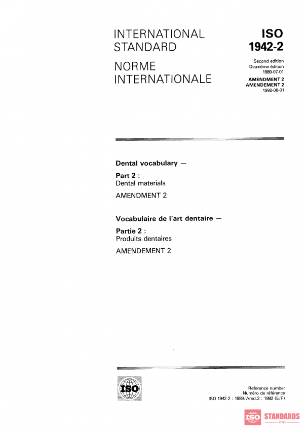 ISO 1942-2:1989/Amd 2:1992 PDF