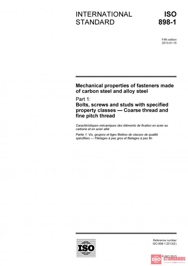 ISO 898-1:2013 PDF