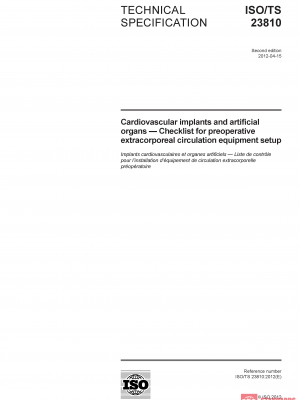 ISO/TS 23810:2012 PDF