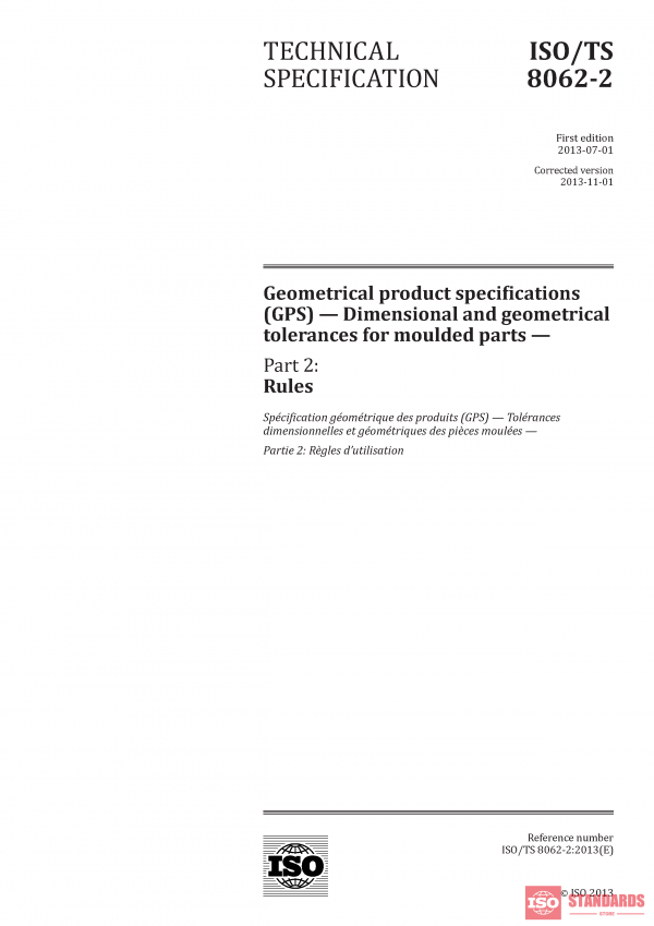 ISO/TS 8062-2:2013 PDF