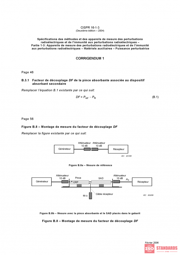 CISPR 16-1-3:2004/COR1:2006 PDF