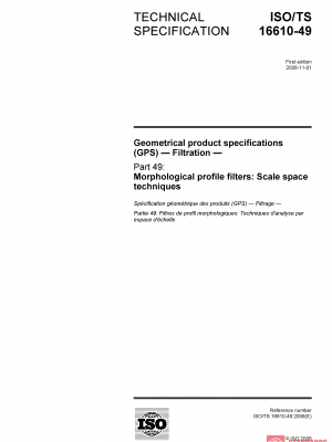 ISO/TS 16610-49:2006 PDF
