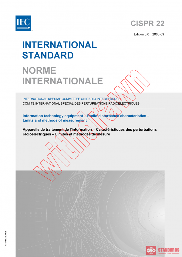 CISPR 22:2008 PDF